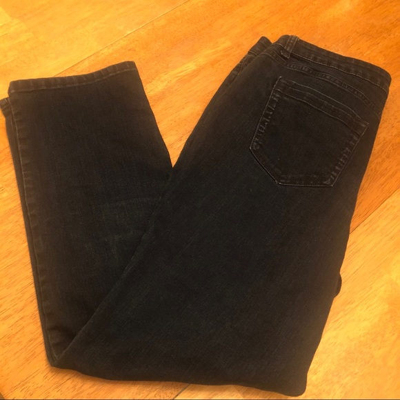 Croft & Barrow stretch dark wash Jeans Sz 14 short - Picture 5 of 8